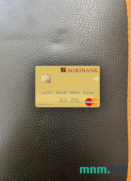 Vietnam Agribank wygląd zdjęcia mastercard skan PSD + zdjęcie